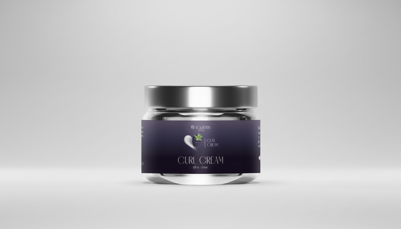 Blackberry Curly Cream